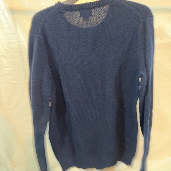 Old Navy Dark Blue Fair Isle Crewneck Sweater - Picture 6 of 6